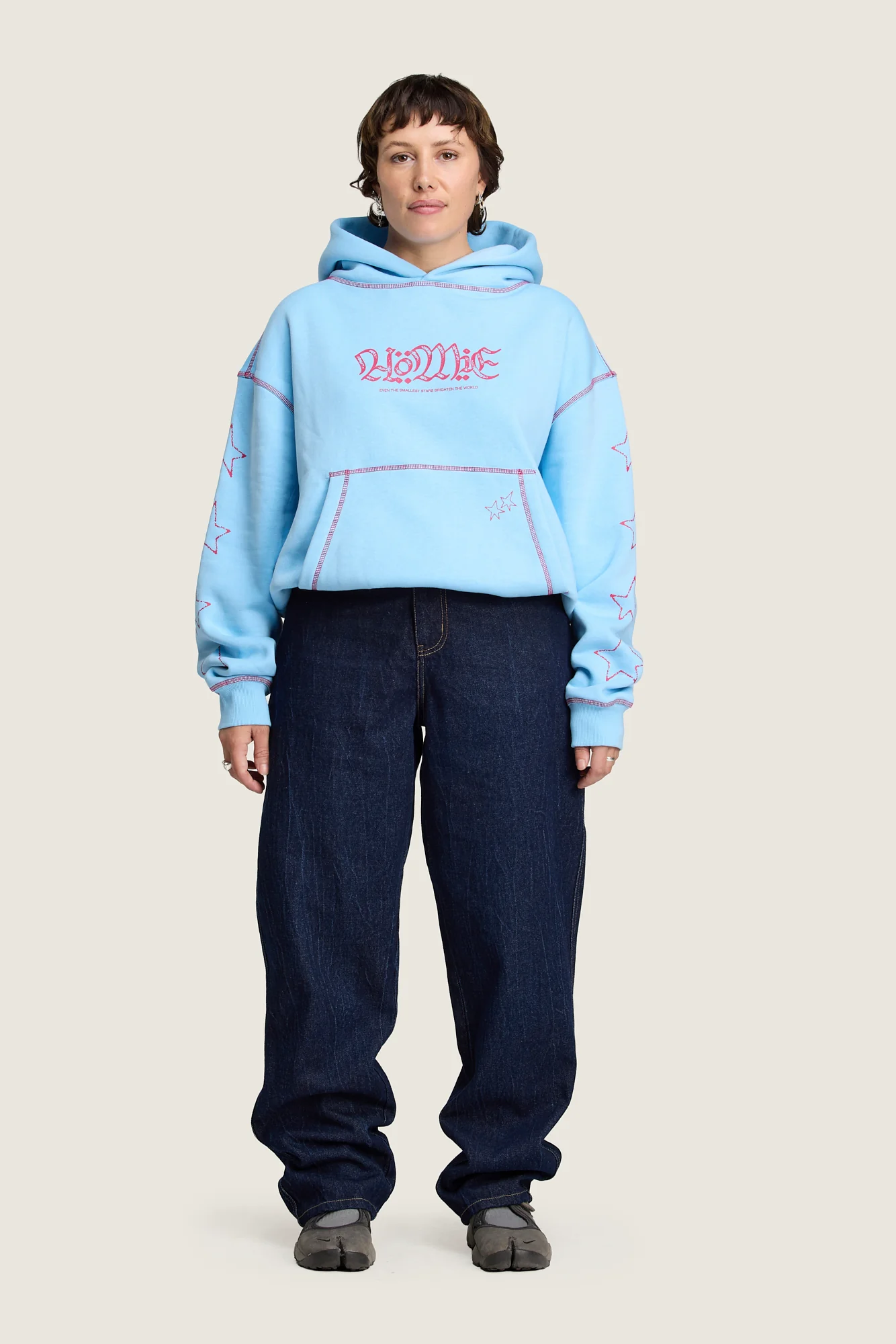 Bright Star Hoodie - Sky - Image 5