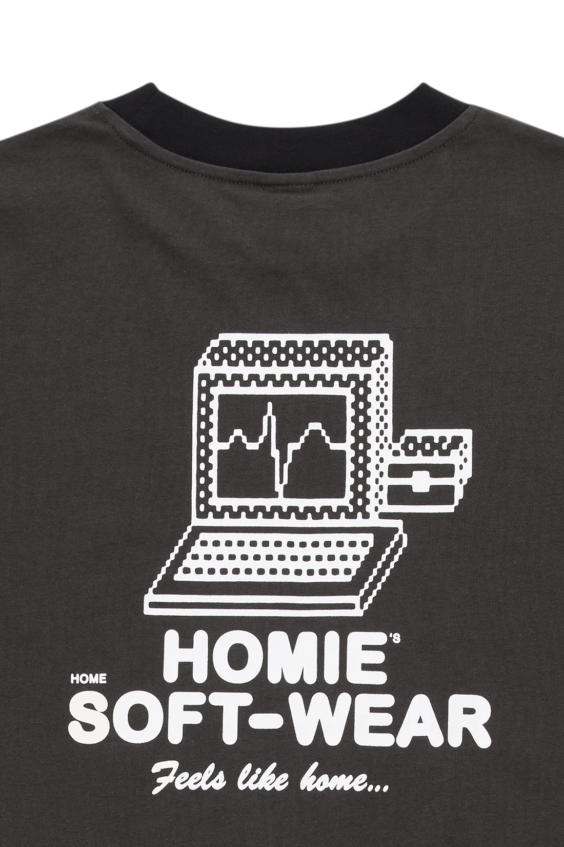 Soft-Wear Ringer Tee - Coal - Image 8
