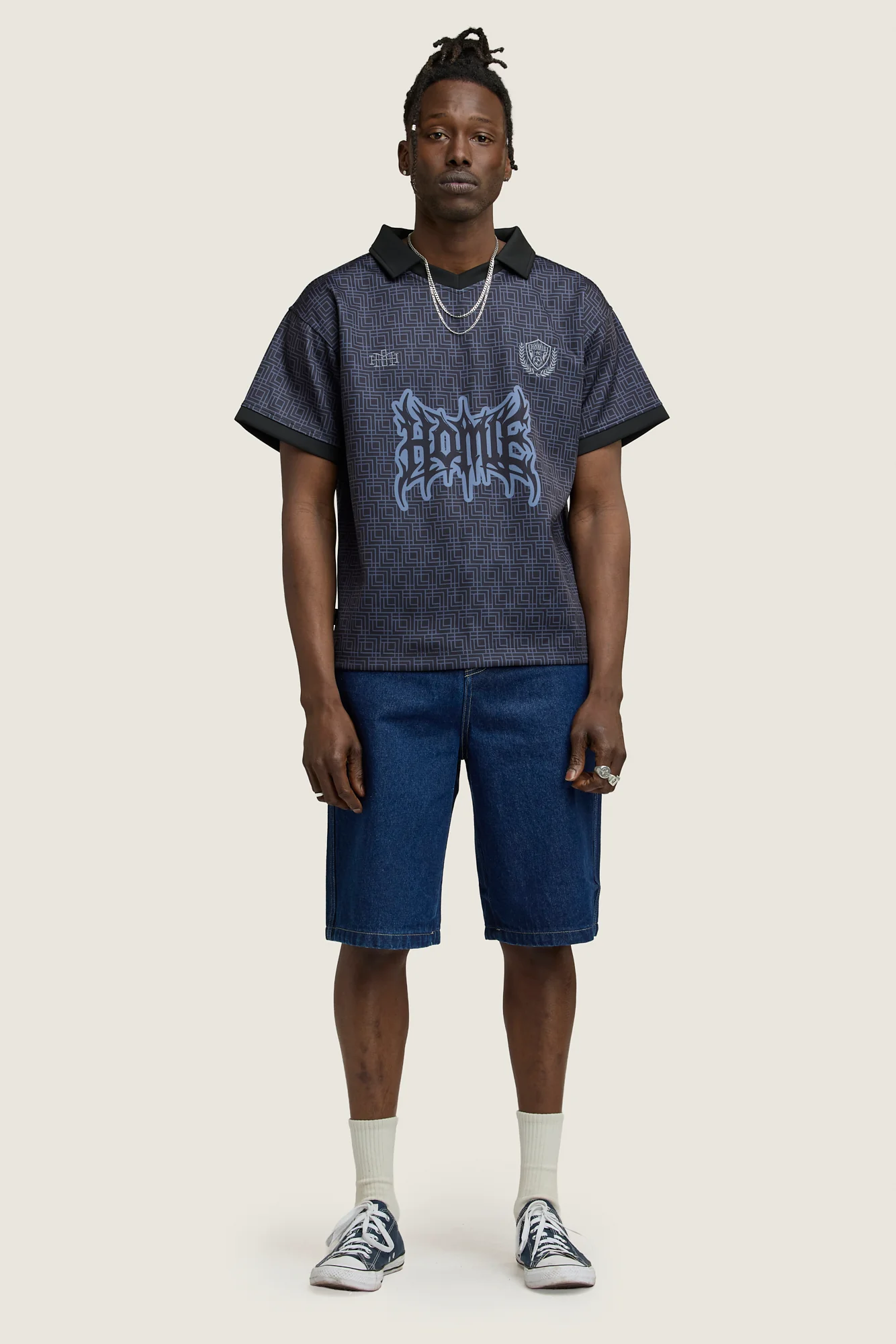 Creating Nostalgia Jorts - Dark Indigo - Image 4
