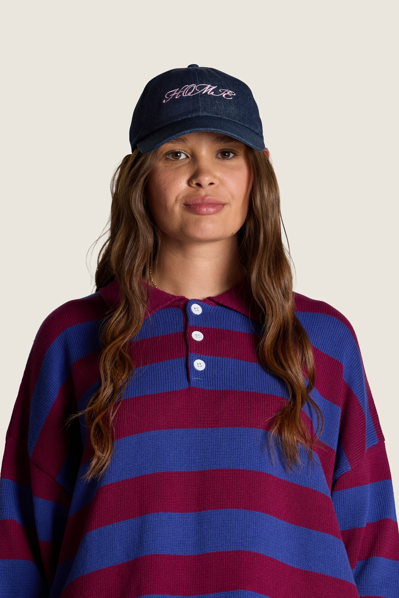 Everyone Denim Dad Cap - Indigo - Image 3