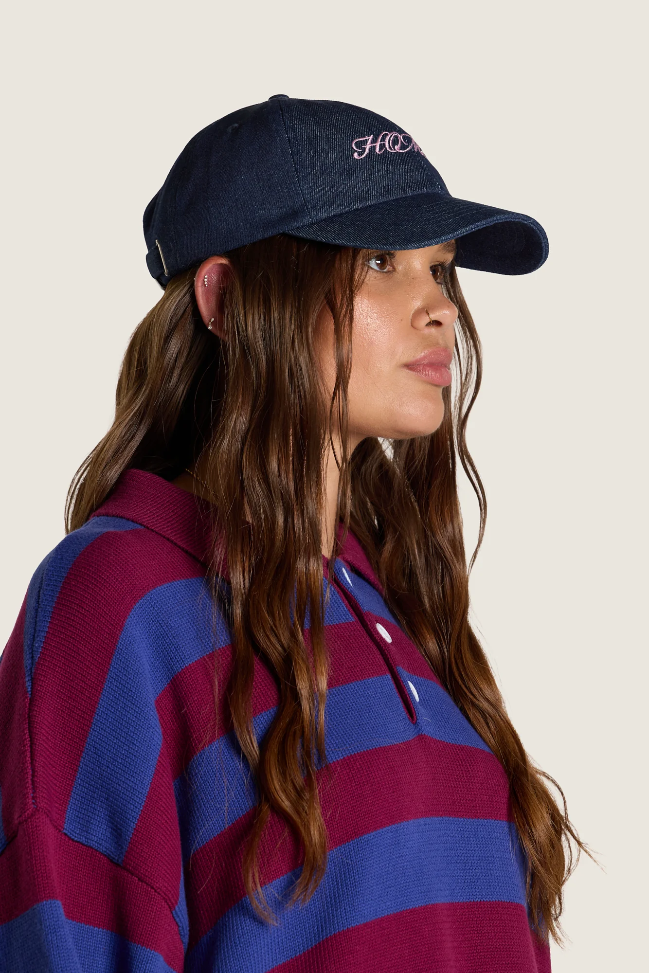 Everyone Denim Dad Cap - Indigo - Image 4