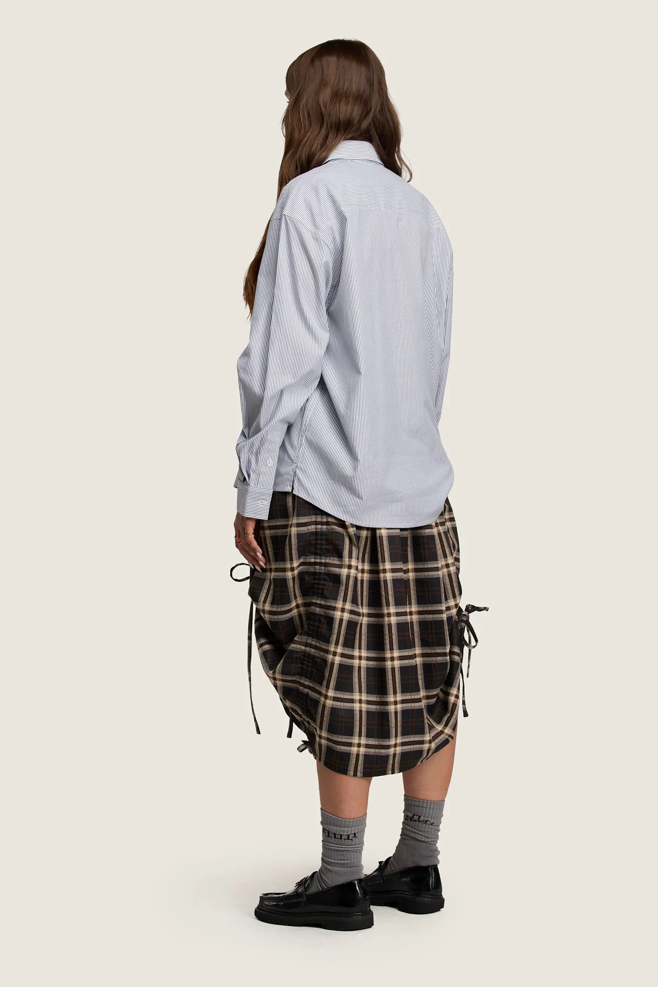 Growing Patterns Oxford Shirt - Cotton Stripe Poplin - Image 4