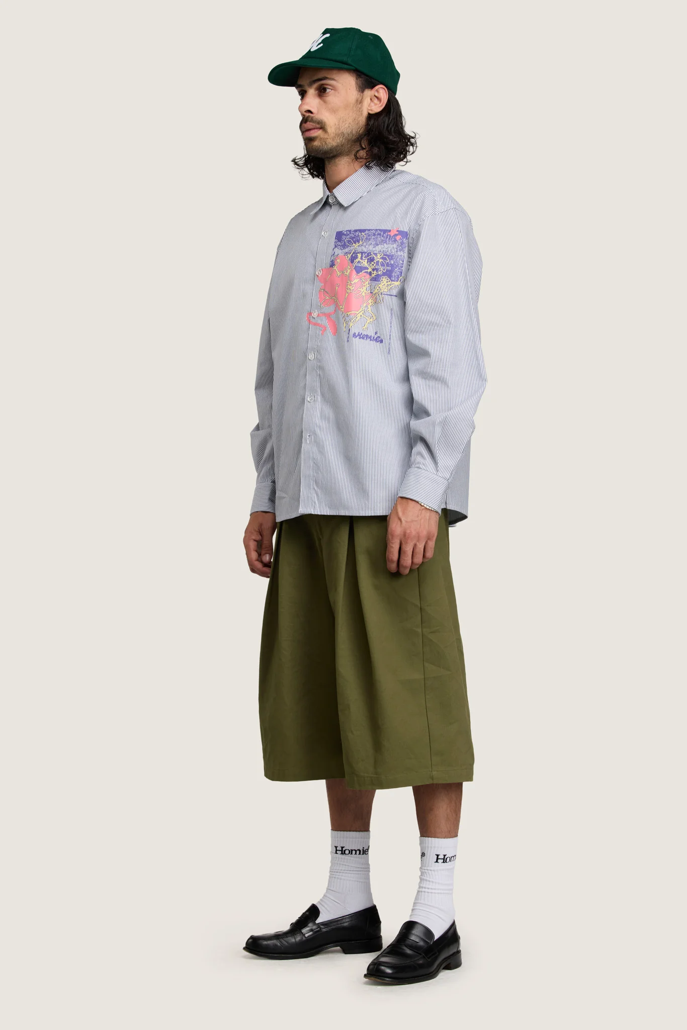 Growing Patterns Oxford Shirt - Cotton Stripe Poplin - Image 6