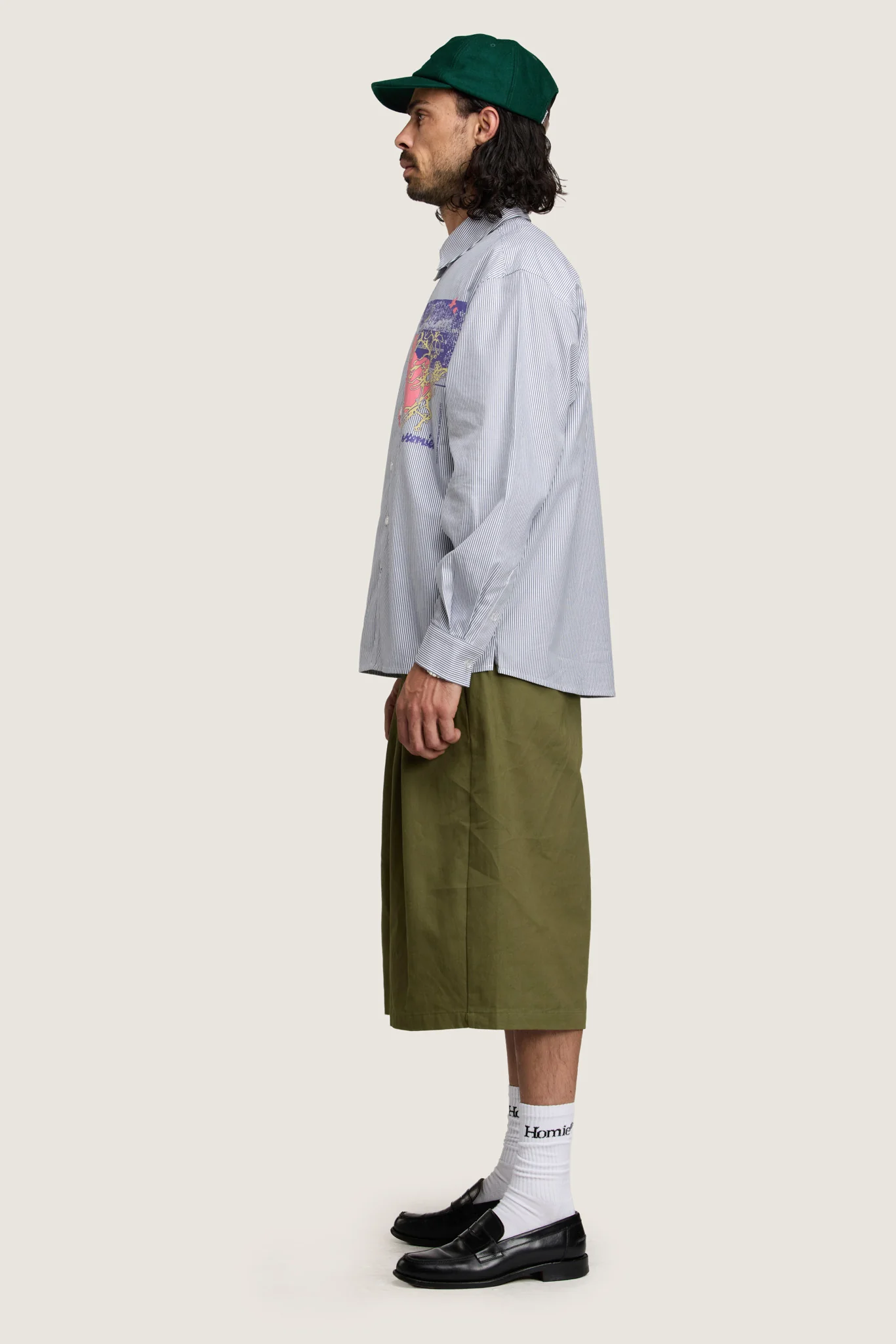 Growing Patterns Oxford Shirt - Cotton Stripe Poplin - Image 7