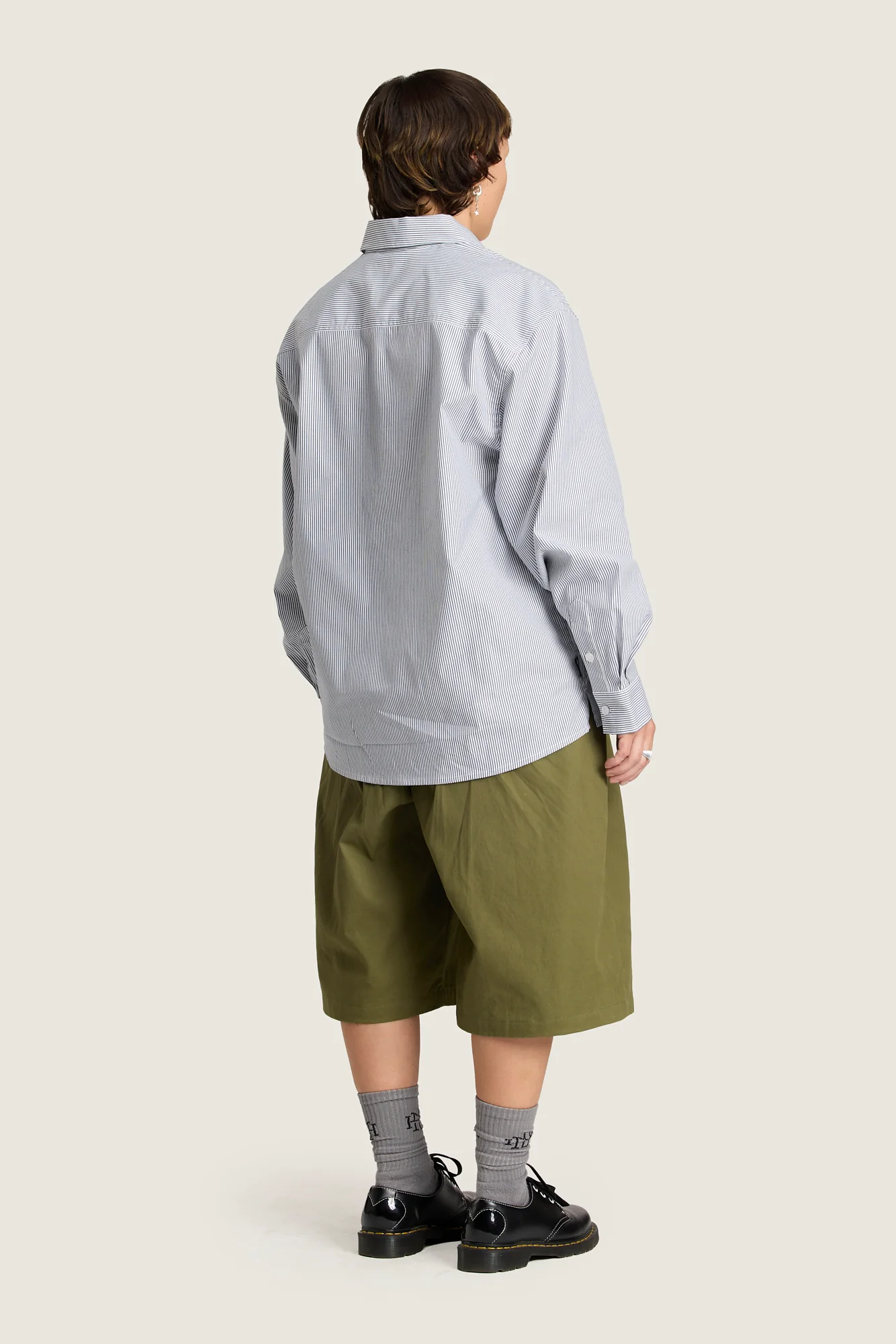 Growing Patterns Oxford Shirt - Cotton Stripe Poplin - Image 9