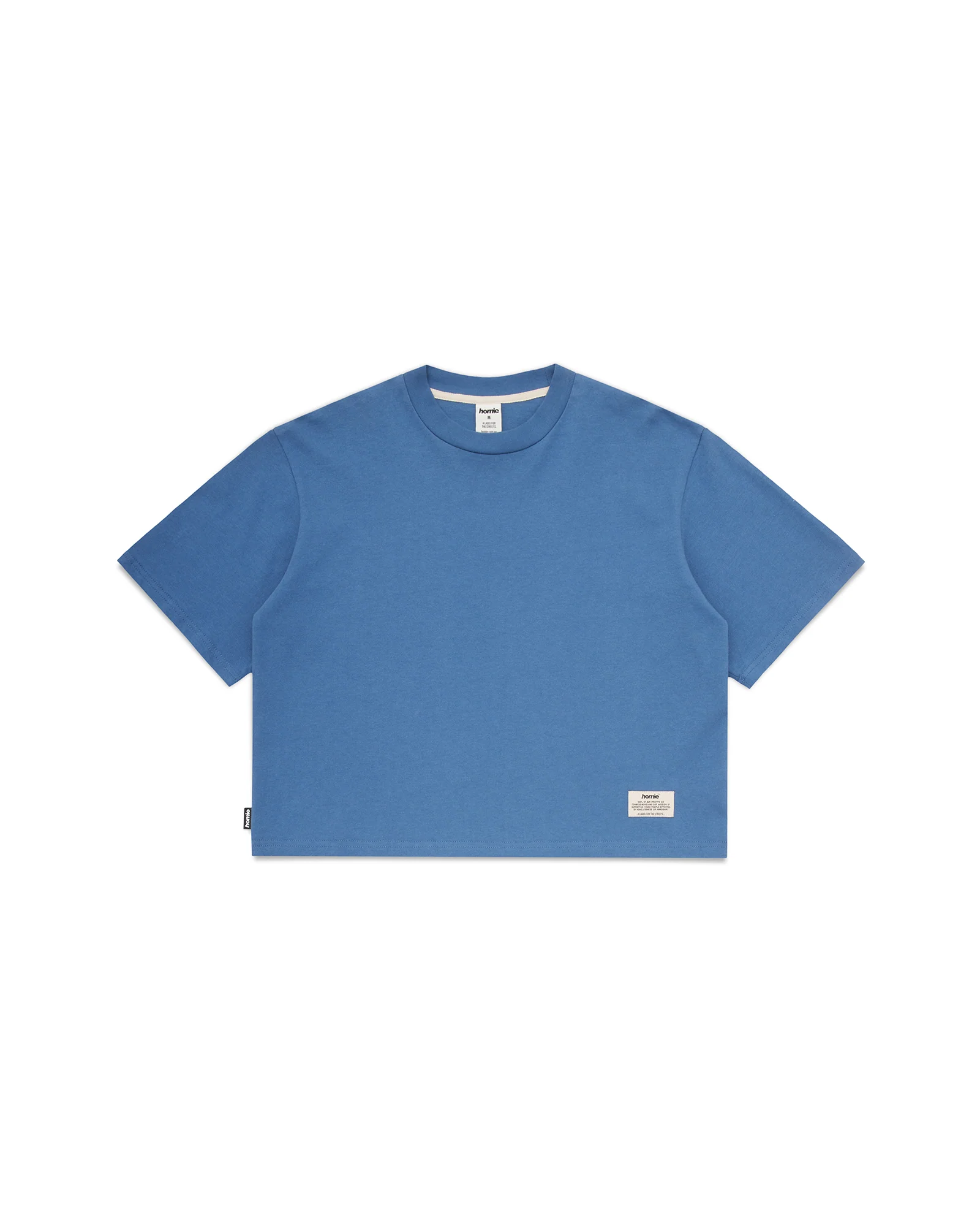 Heavy Weight Cropped Tee - Colbalt Blue - Image 3