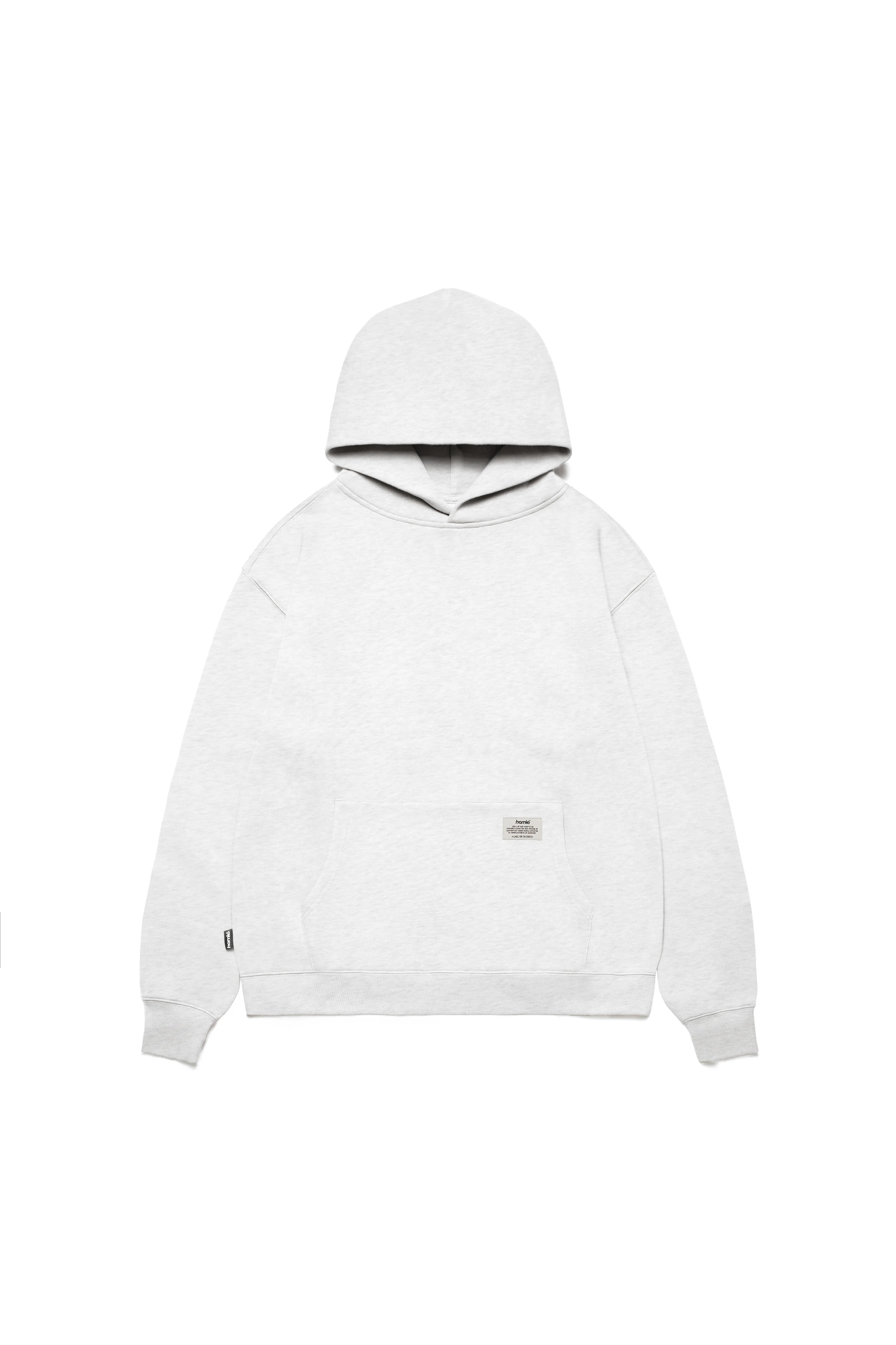 Heavy Weight Hoodie - White Marle - Image 4