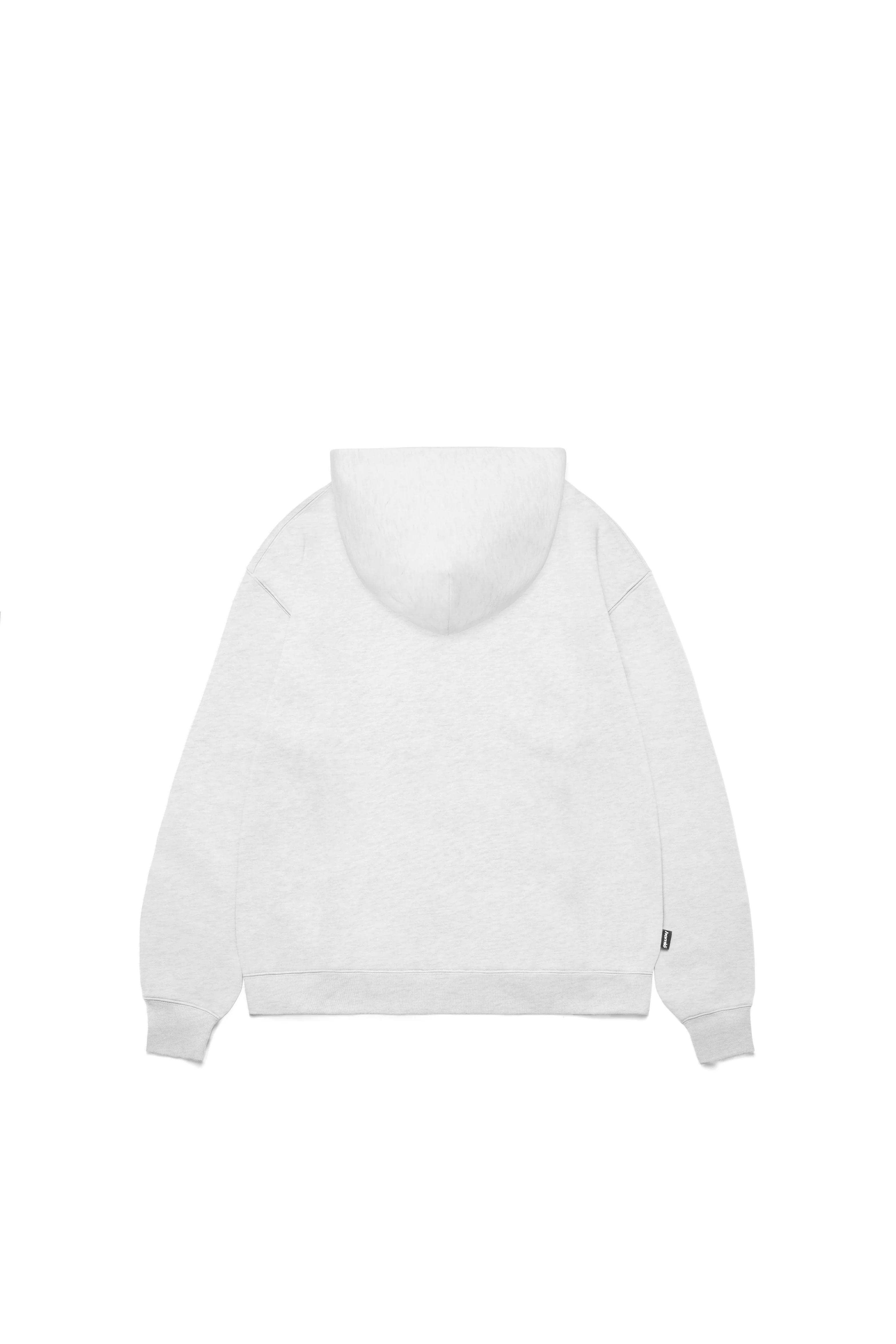 Heavy Weight Hoodie - White Marle - Image 5