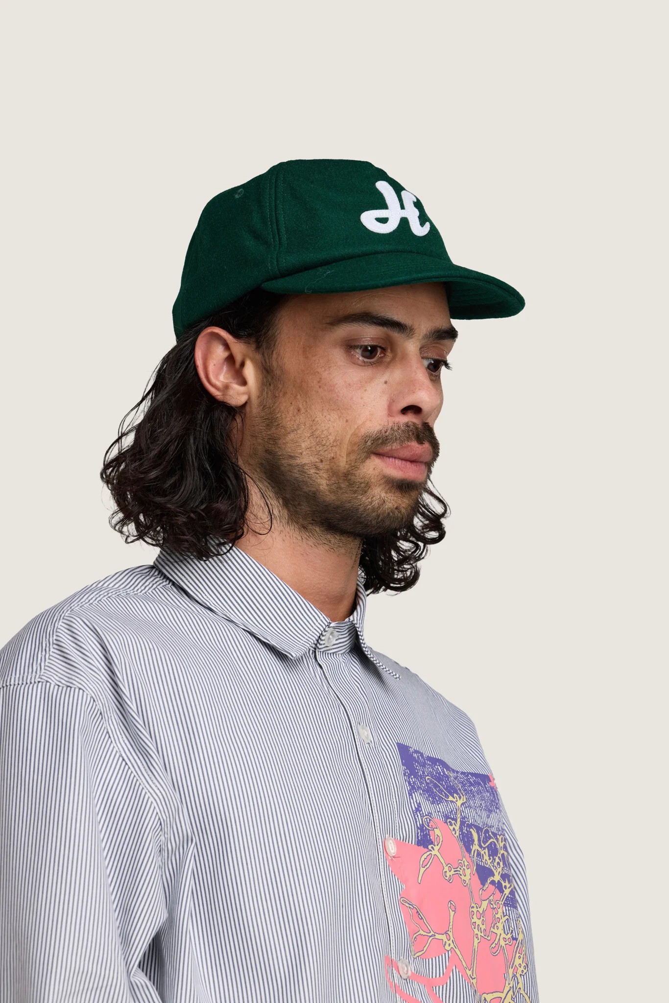 Icon Woolen Cap - Green - Image 6