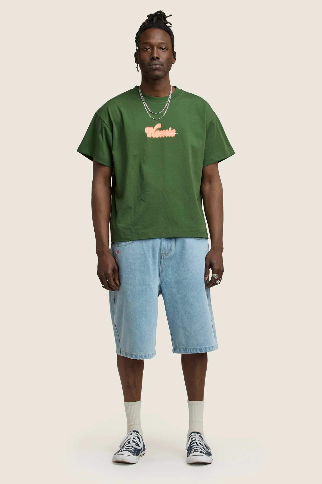 Creating Nostalgia Jorts - Medium Blue - Image 3