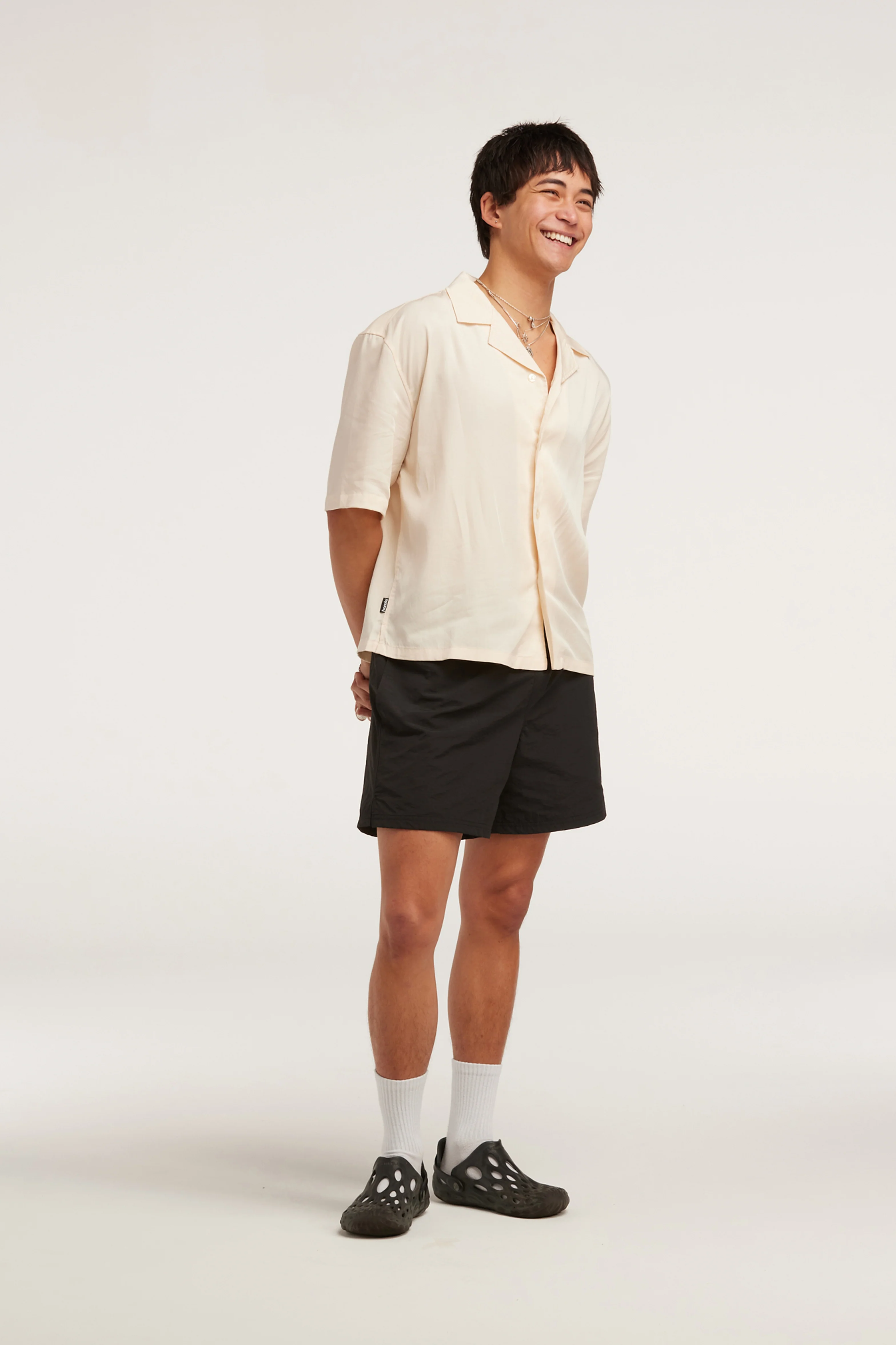 North Star Cuban Shirt - Cream - Image 3