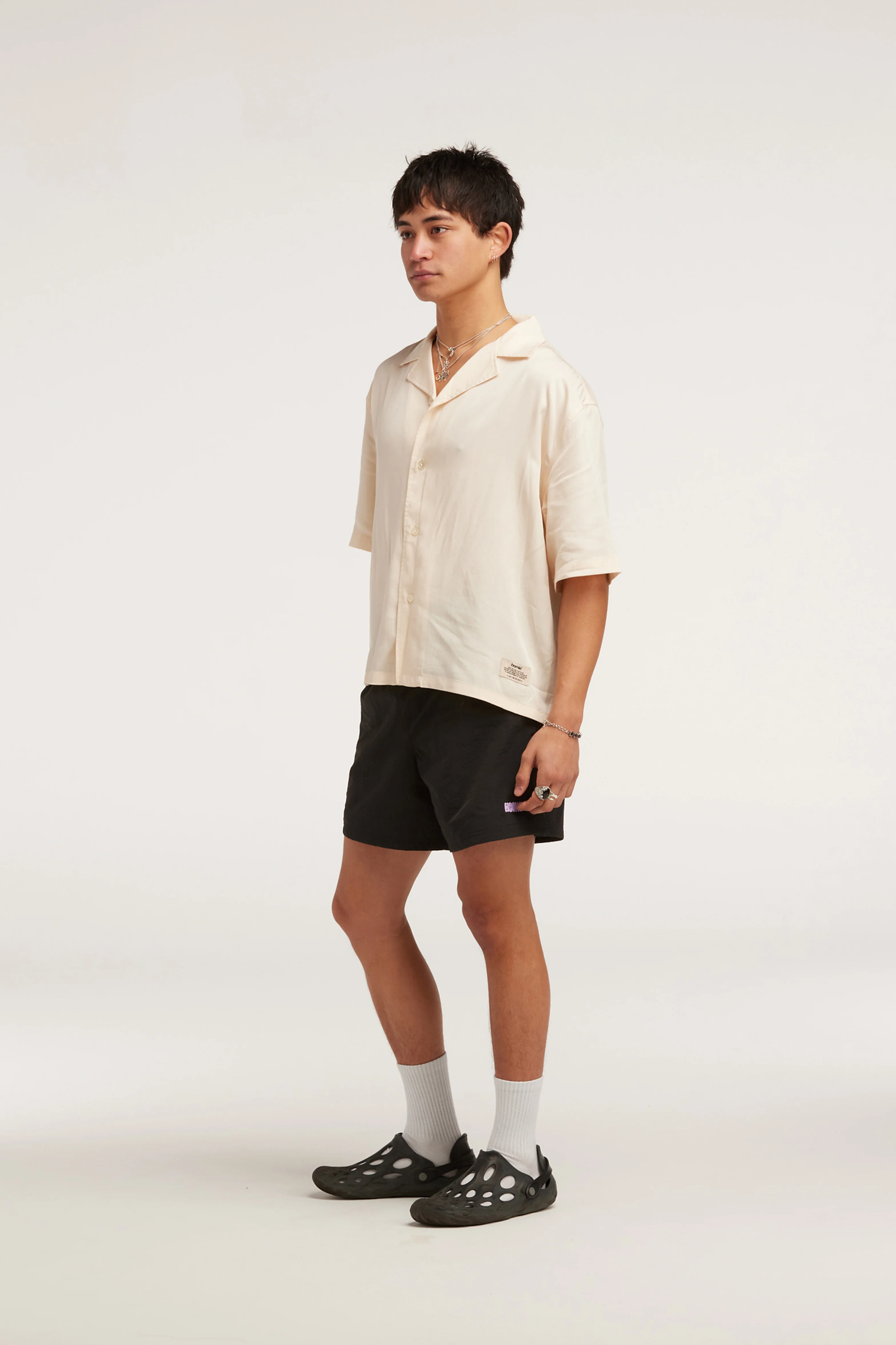 North Star Cuban Shirt - Cream - Image 5
