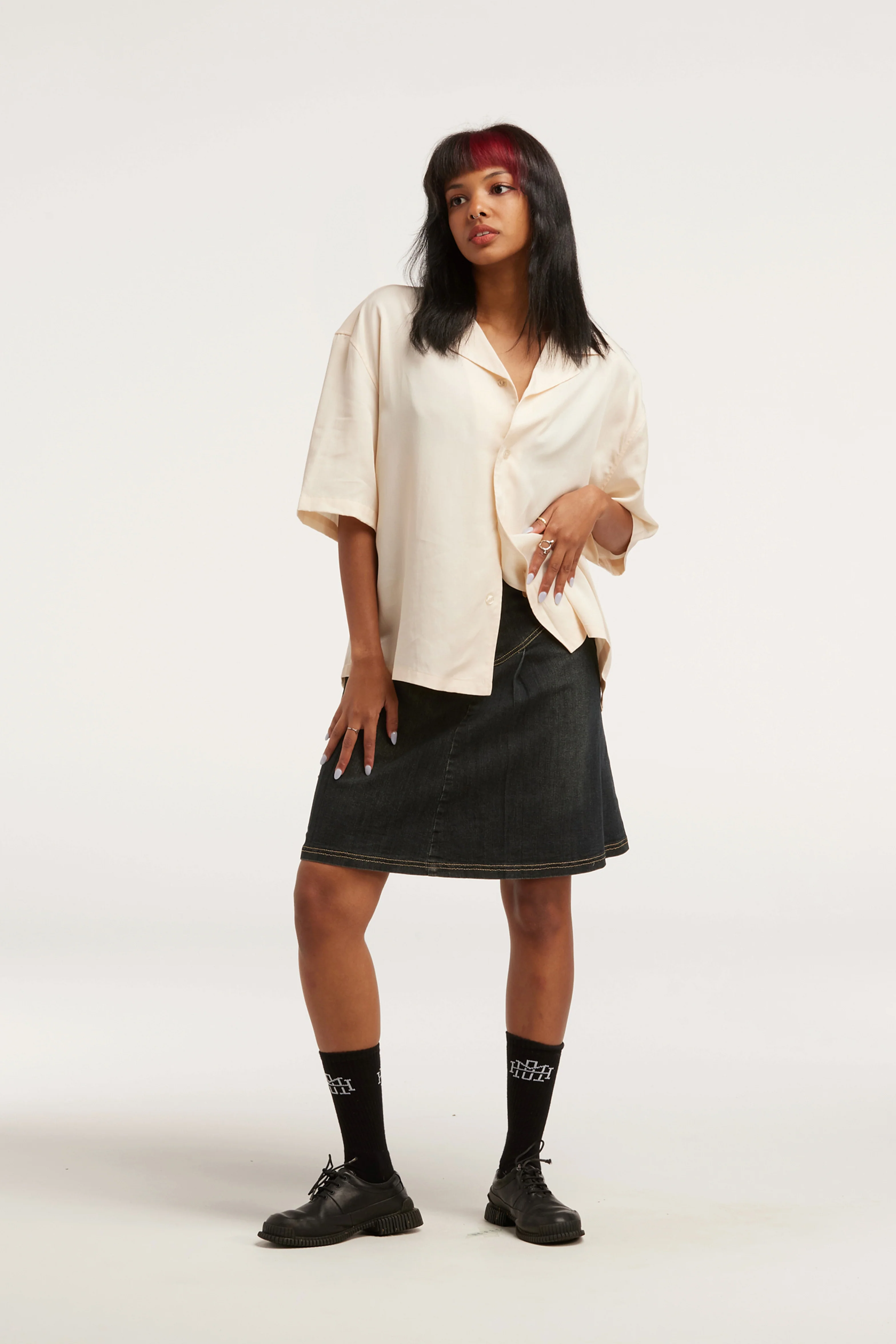 North Star Cuban Shirt - Cream - Image 6