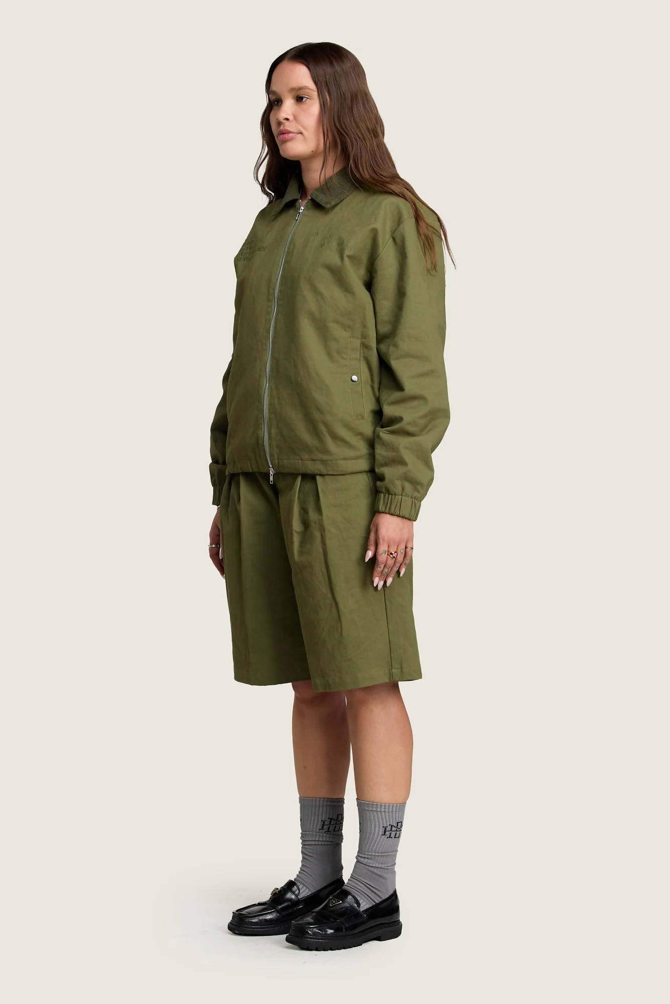 Personal Growth Reversible Jacket - Khaki - Image 5