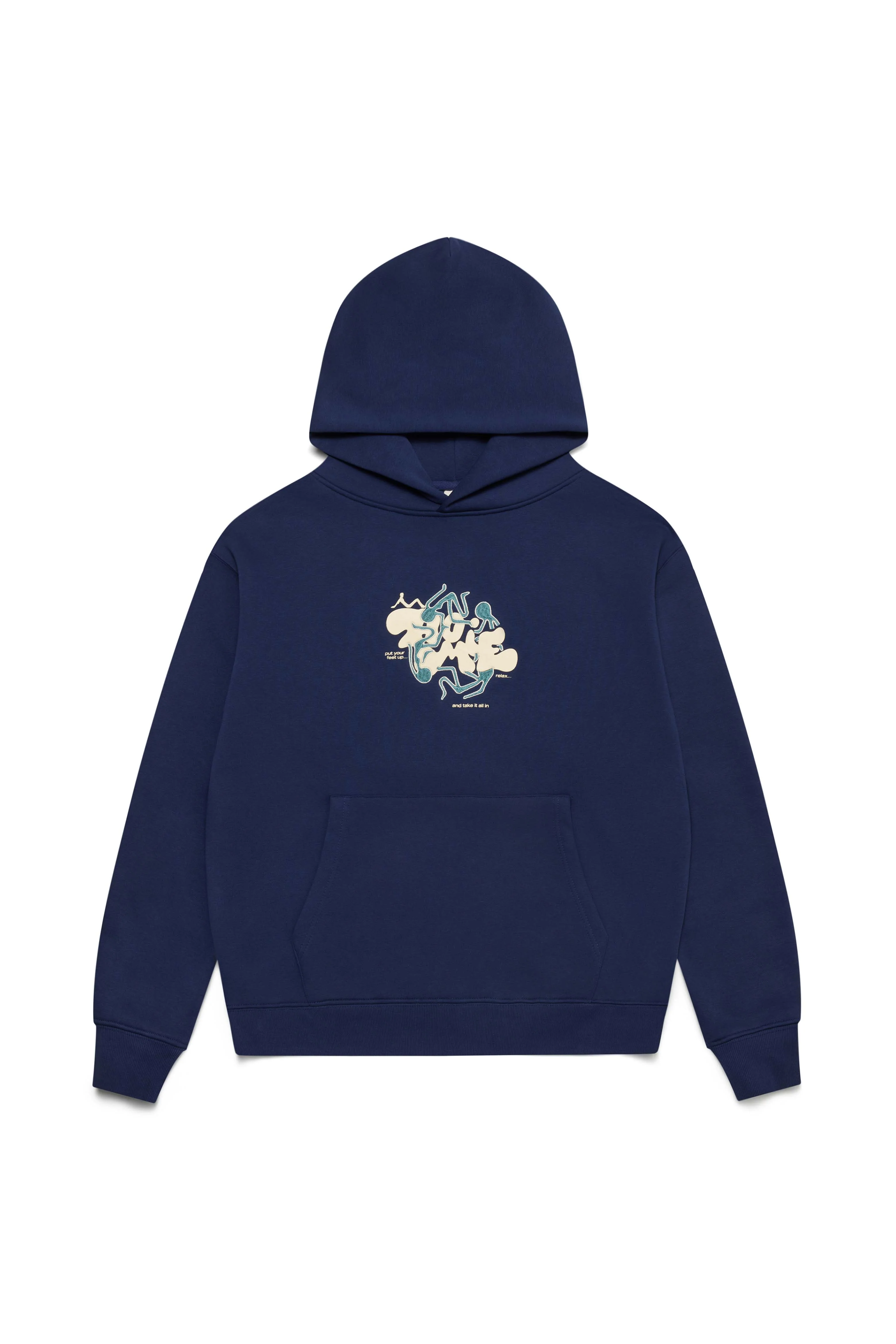 Relax Hoodie - Navy - Image 4