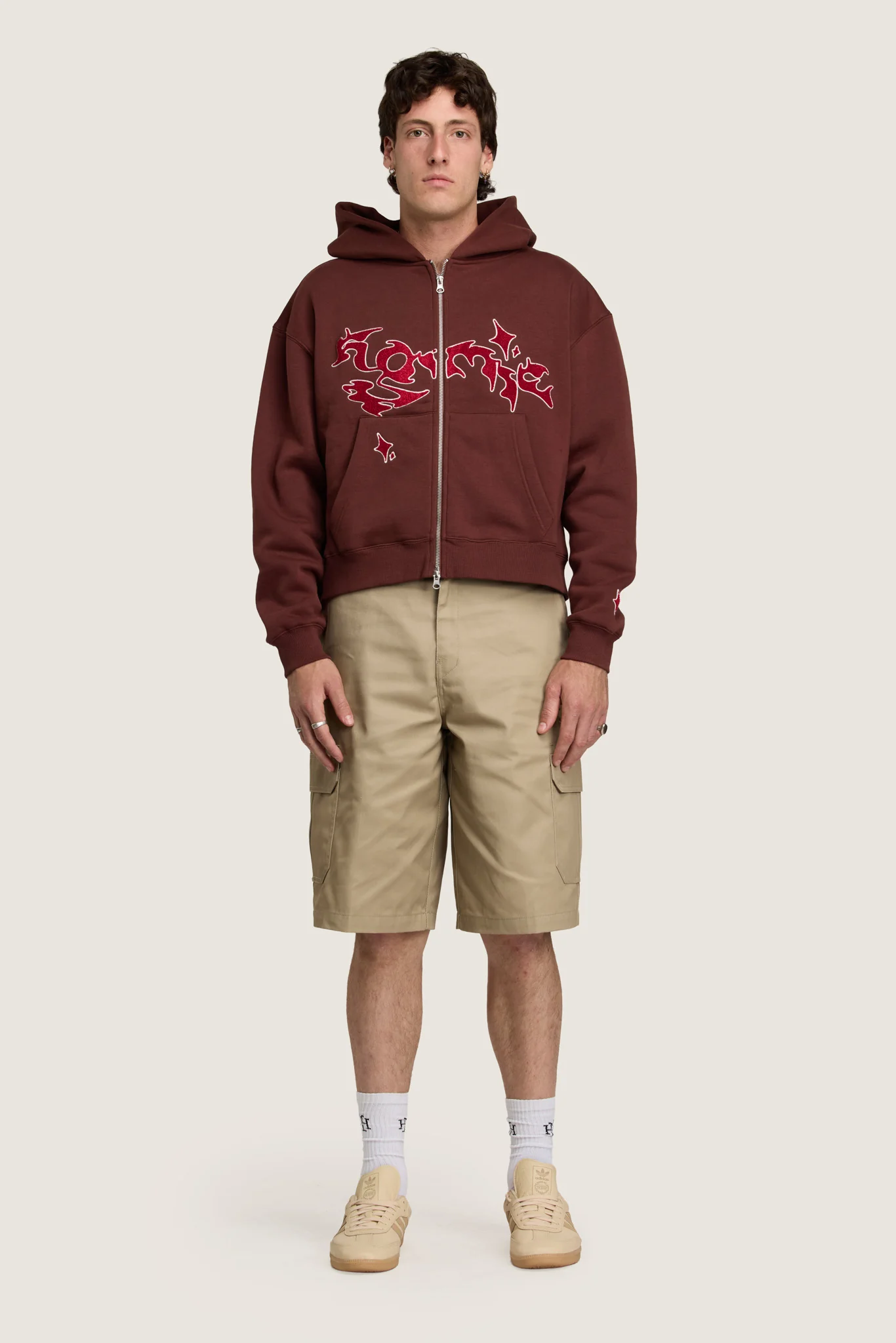 Shadow Zip Hoodie  - Fondant - Image 7