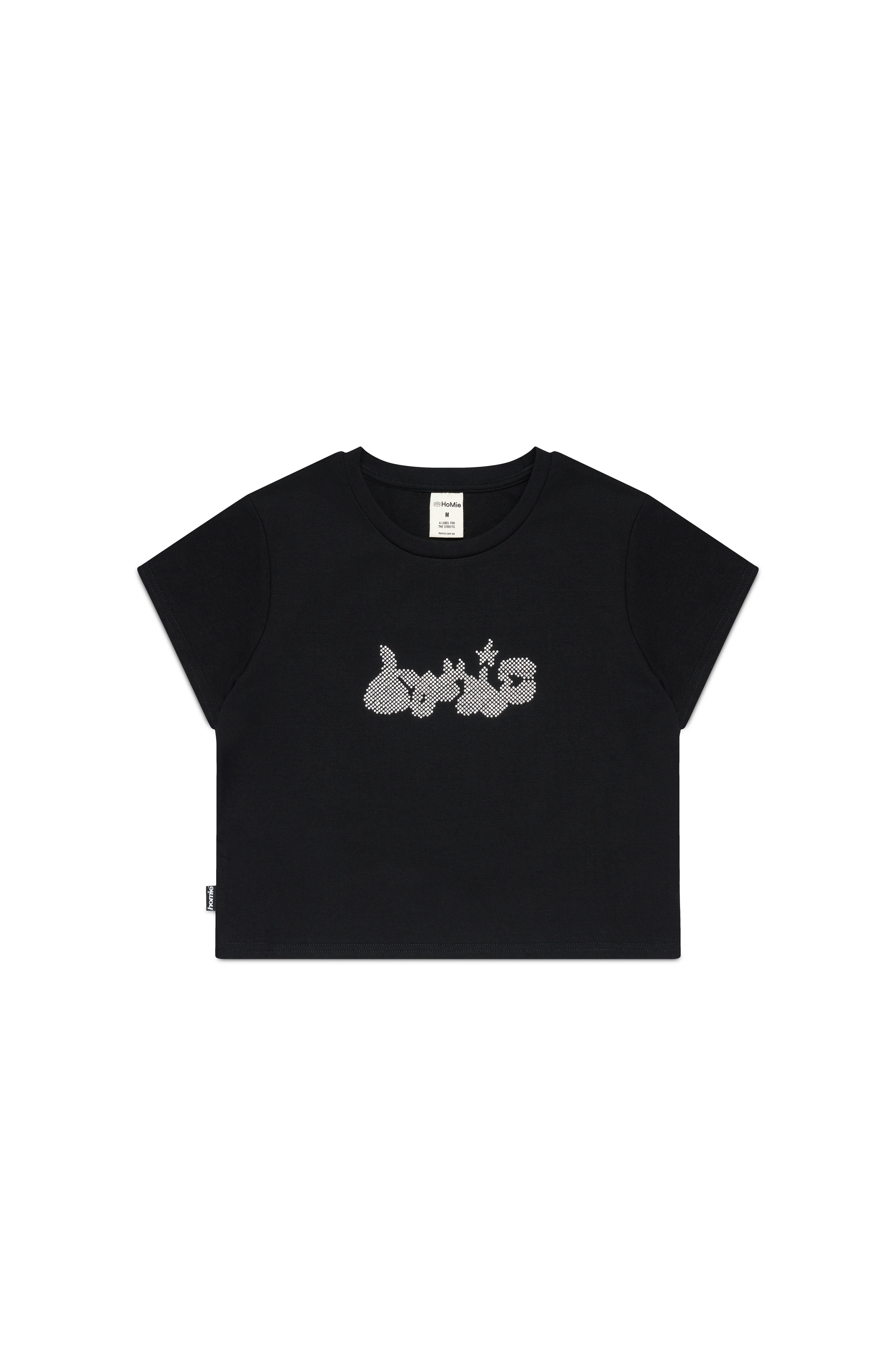 Shining Star Baby Tee - Black - Image 3